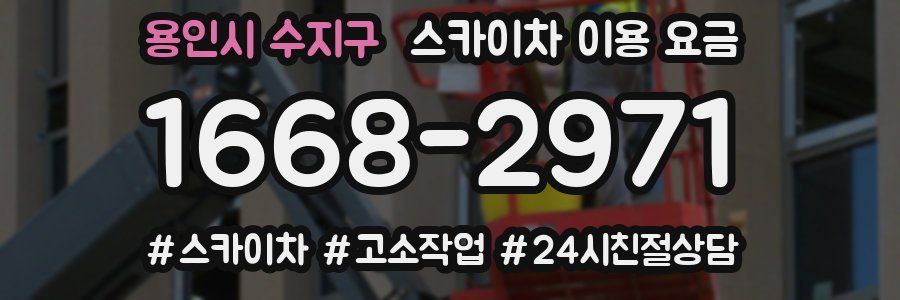 용인시 수지구 스카이차 이용 요금