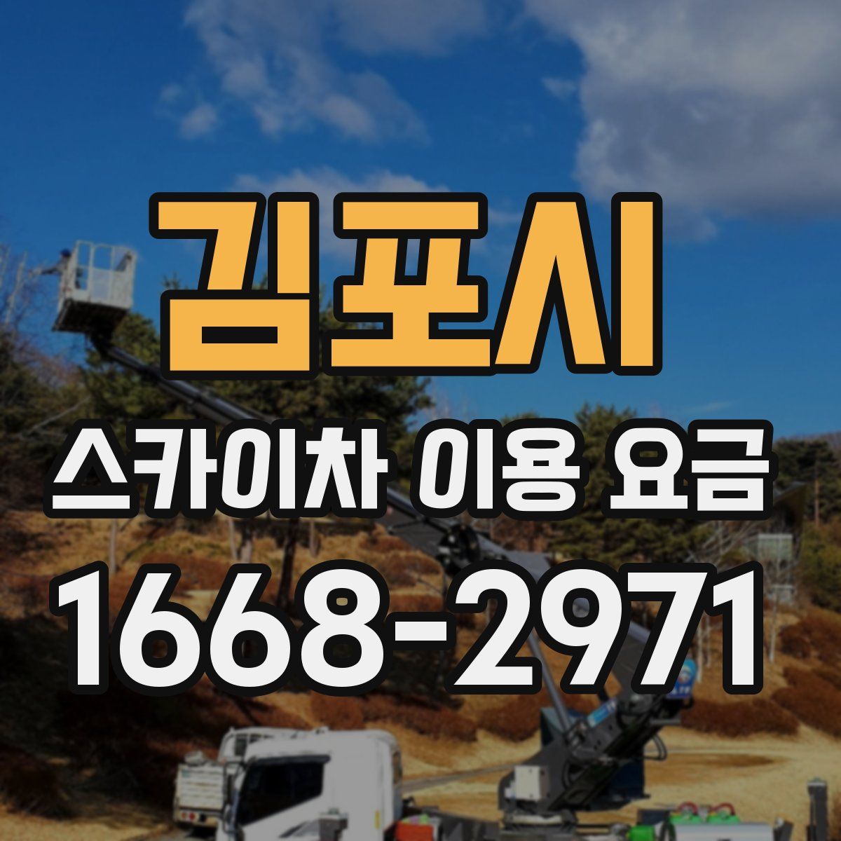 김포시 스카이차 이용 요금