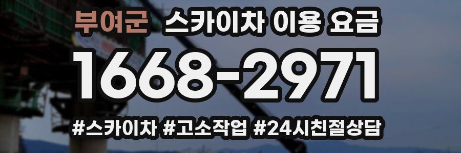 부여군 스카이차 이용 요금