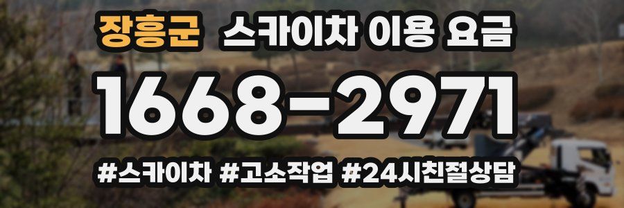 장흥군 스카이차 이용 요금