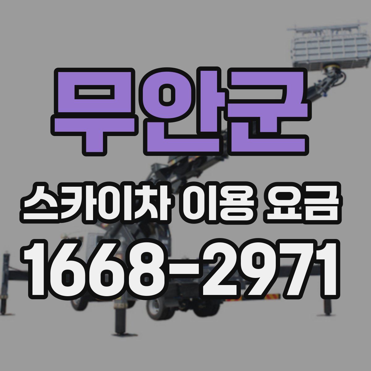 무안군 스카이차 이용 요금