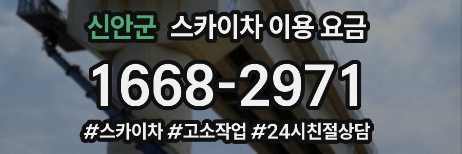 신안군 스카이차 이용 요금