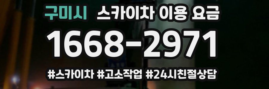 구미시 스카이차 이용 요금