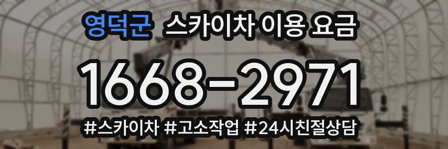 영덕군 스카이차 이용 요금