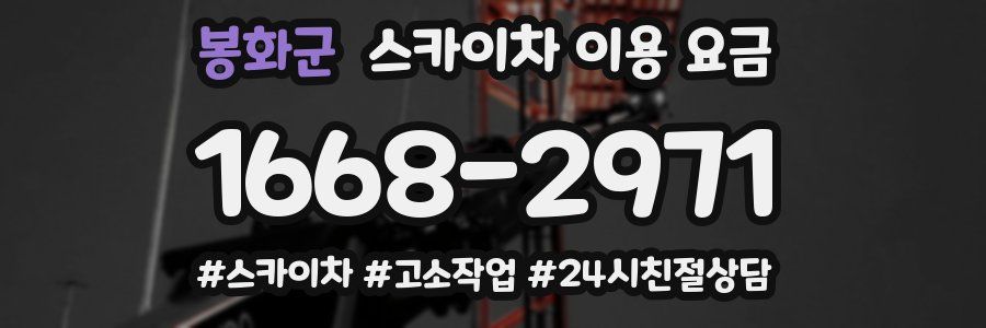 봉화군 스카이차 이용 요금