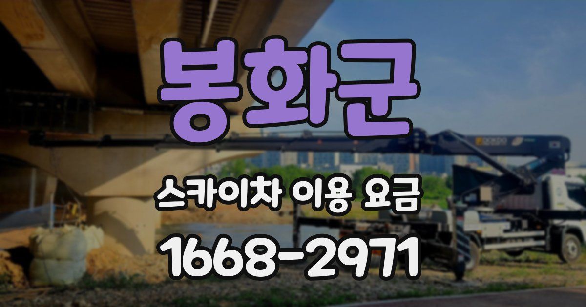 봉화군 스카이차 이용 요금
