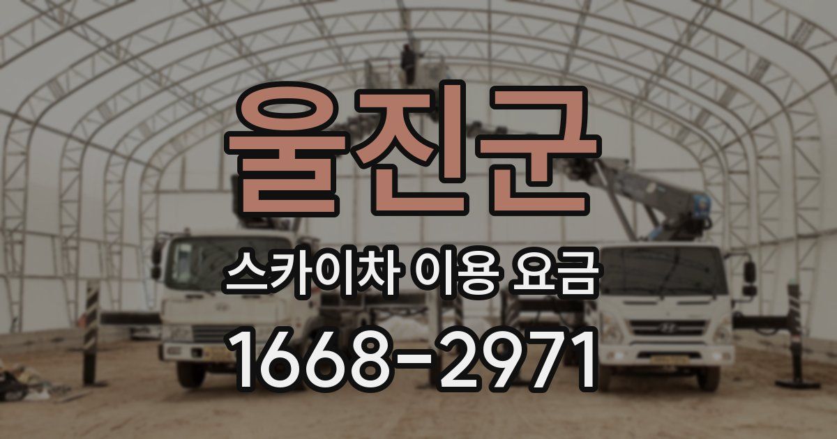 울진군 스카이차 이용 요금