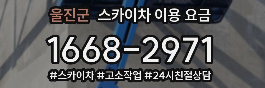 울진군 스카이차 이용 요금