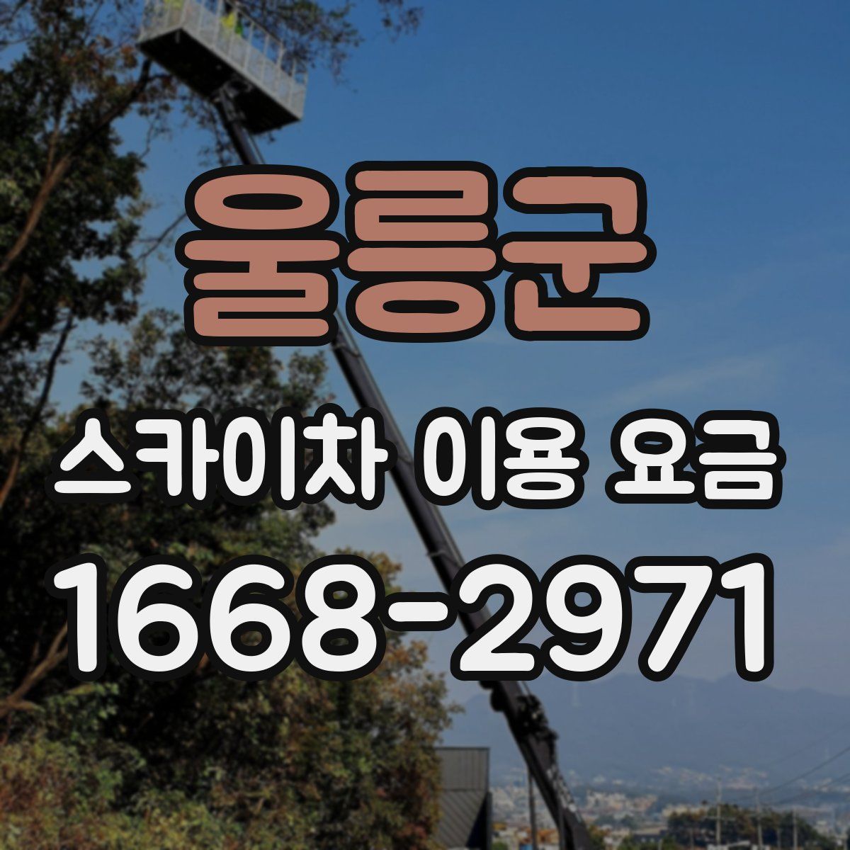 울릉군 스카이차 이용 요금