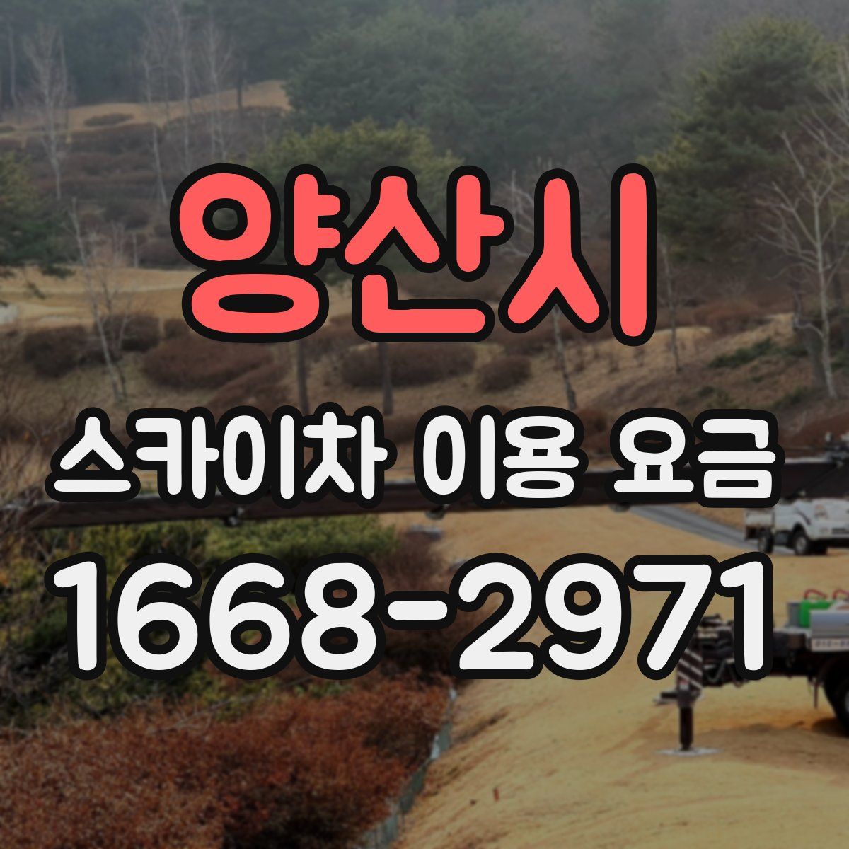 양산시 스카이차 이용 요금