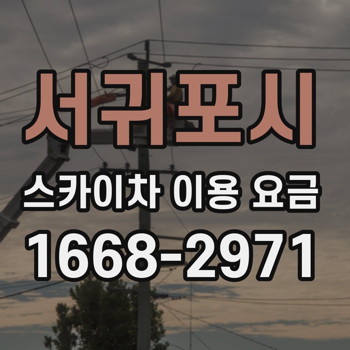 서귀포시 스카이차 이용 요금 산정에 영향을 주는 요소
