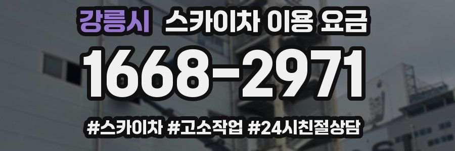 강릉시 스카이차 이용 요금