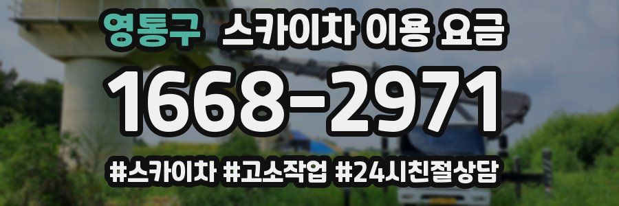 영통구 스카이차 이용 요금