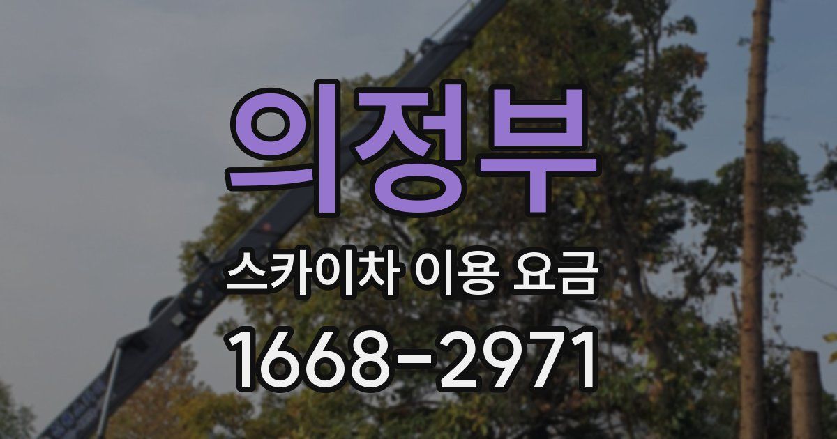 의정부 스카이차 이용 요금