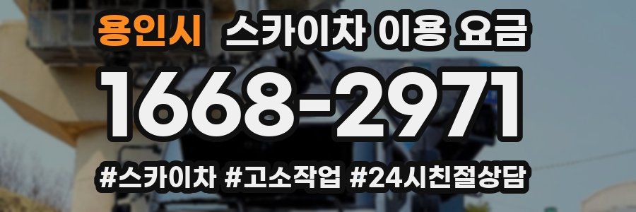 용인시 스카이차 이용 요금