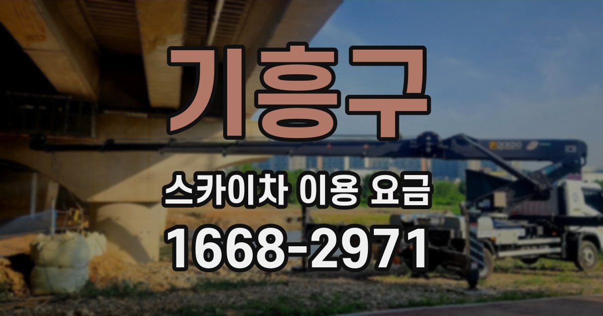 기흥구 스카이차 이용 요금