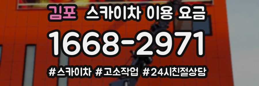 김포 스카이차 이용 요금
