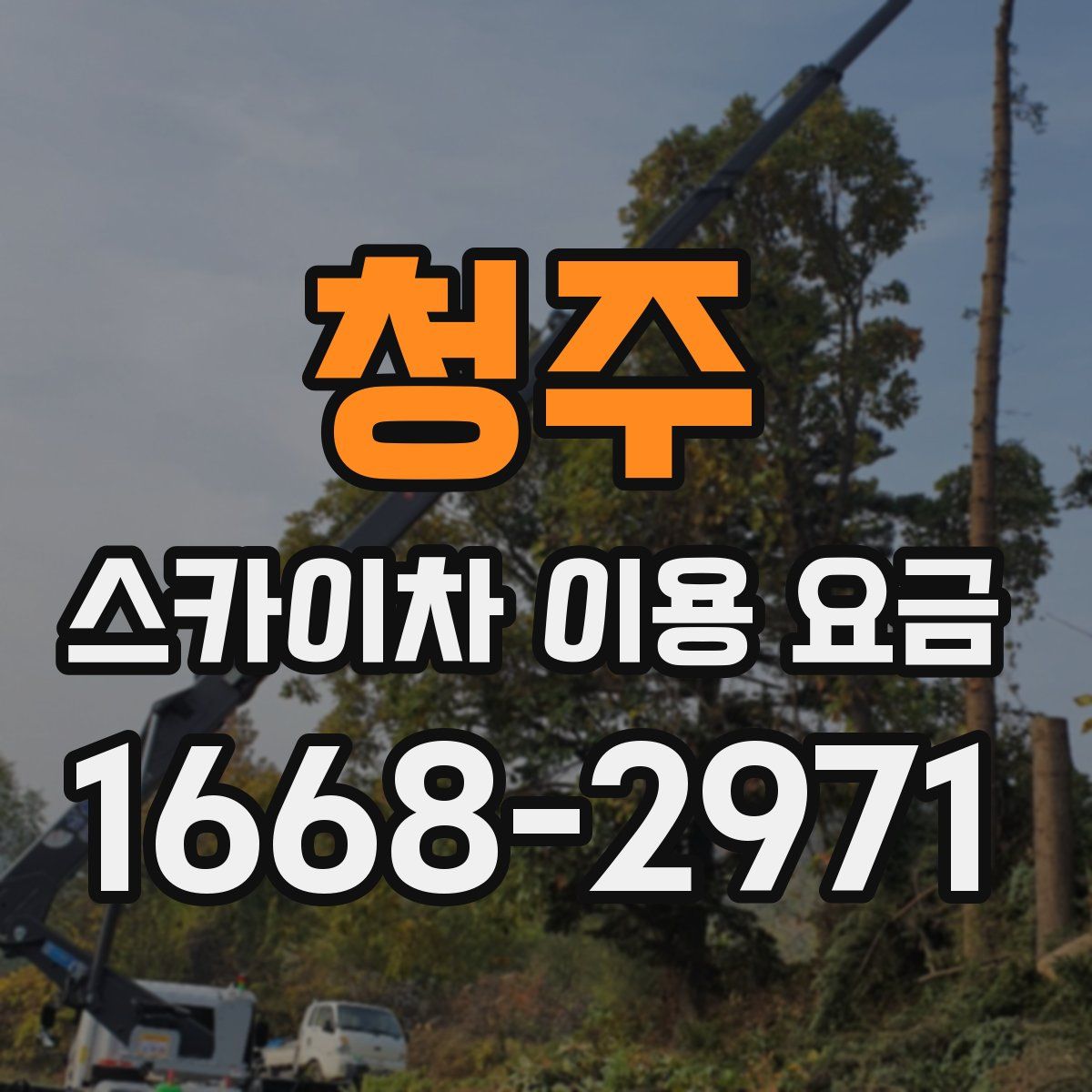 청주 스카이차 이용 요금