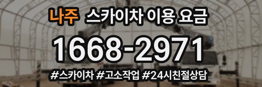 나주 스카이차 이용 요금