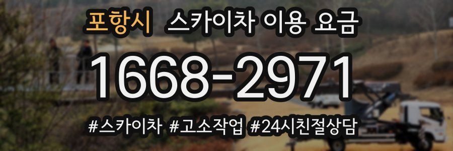 포항시 스카이차 이용 요금