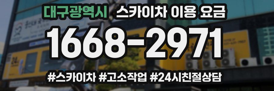 대구광역시 스카이차 이용 요금