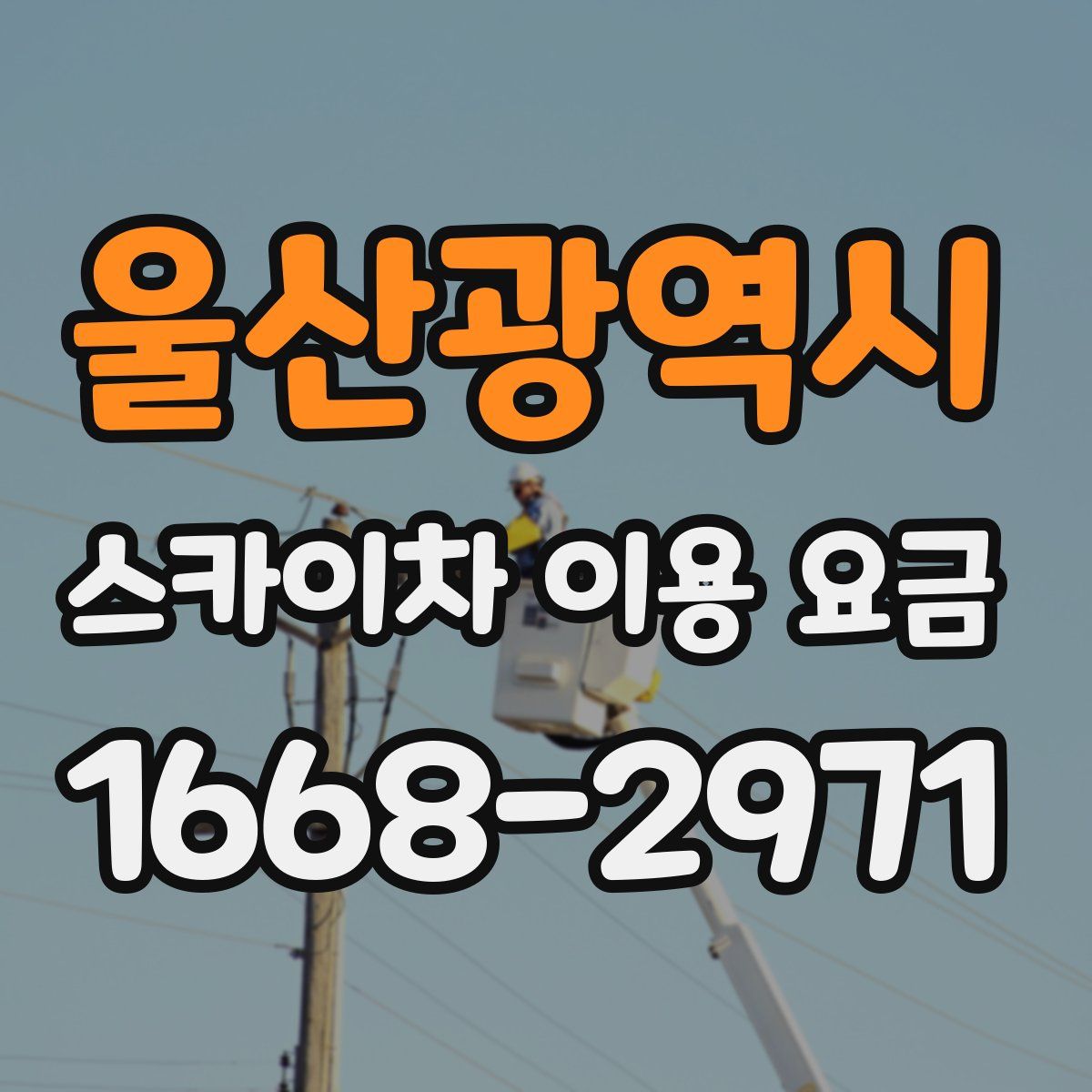 울산광역시 스카이차 이용 요금