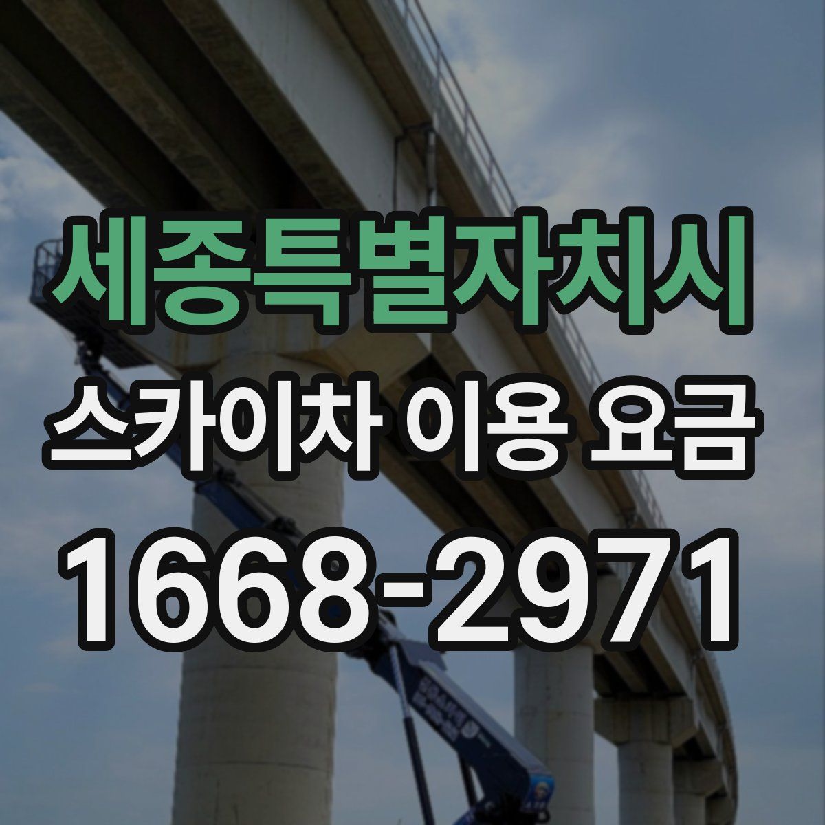 세종특별자치시 스카이차 이용 요금