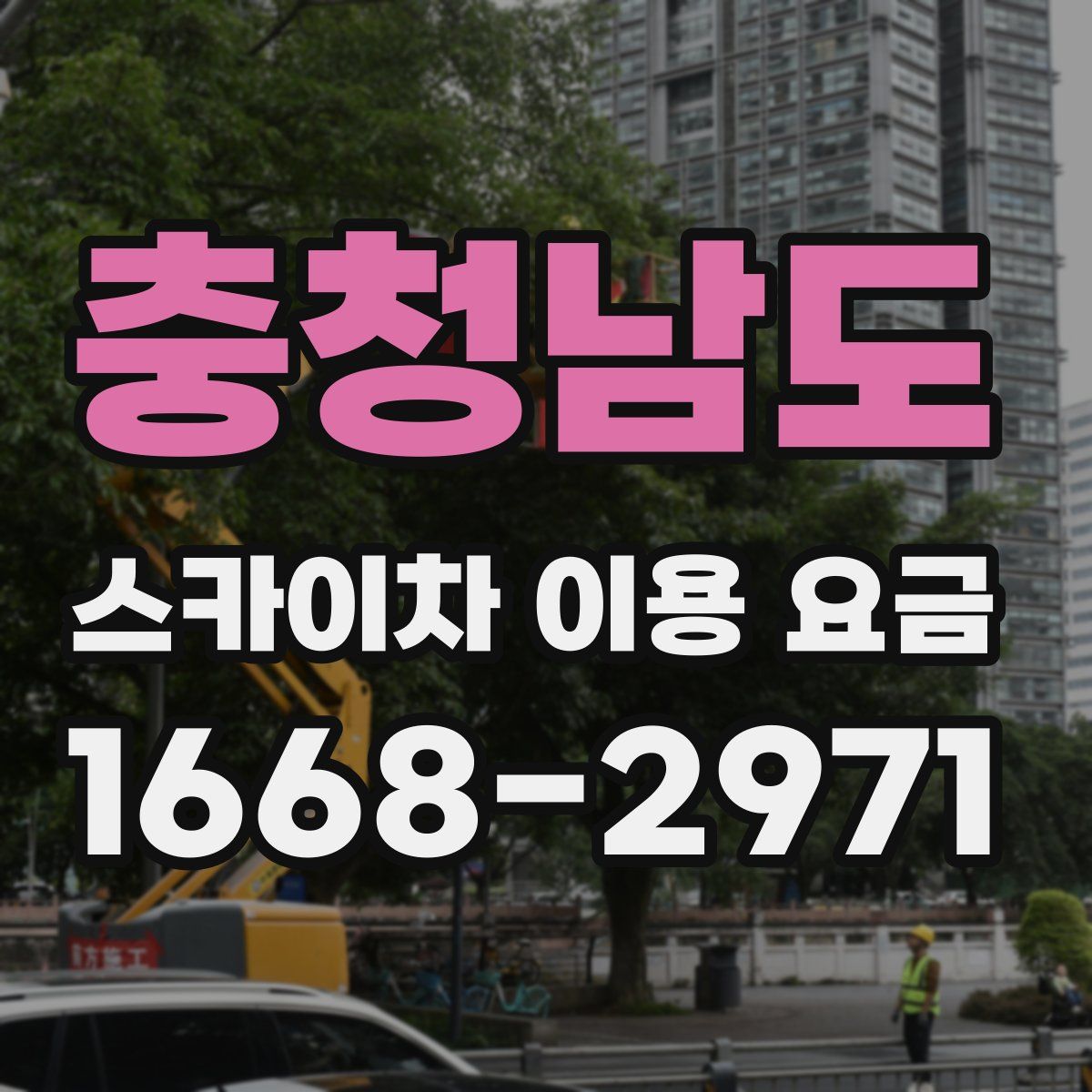 충청남도 스카이차 이용 요금