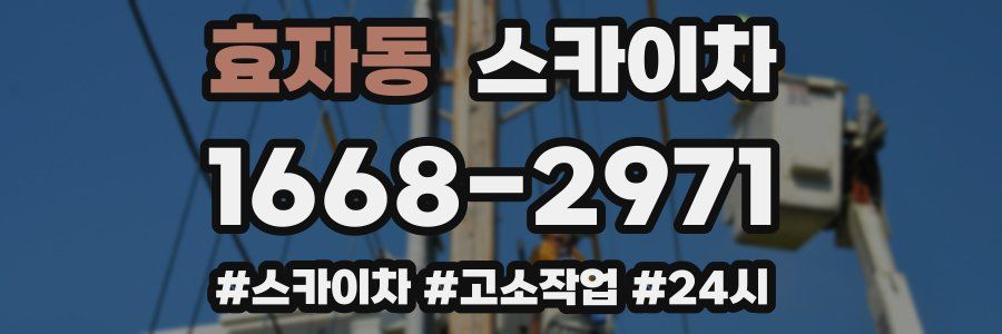 효자동 스카이차