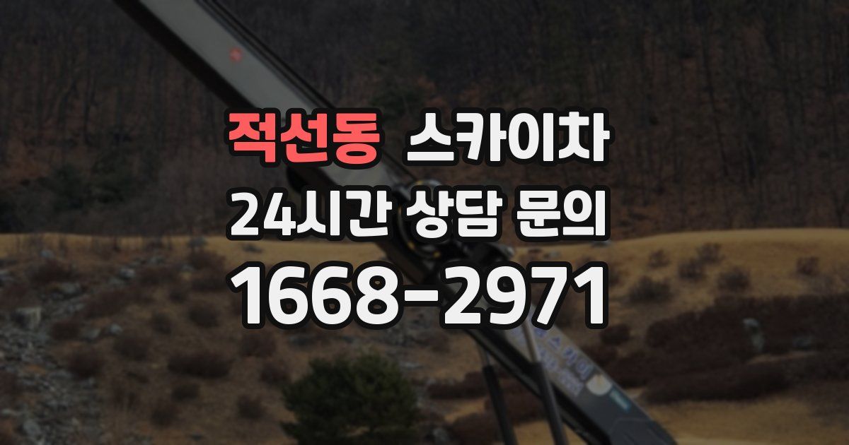 적선동 스카이차