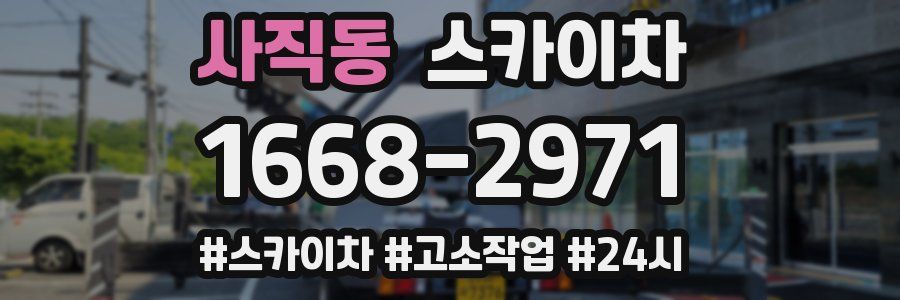 사직동 스카이차