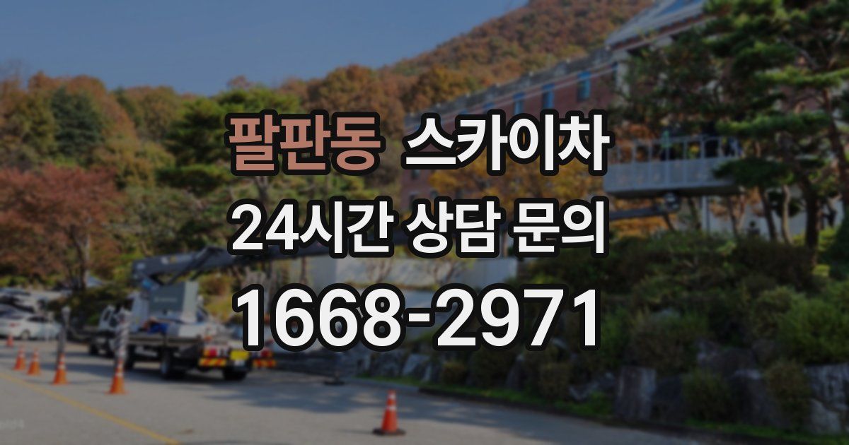 팔판동 스카이차