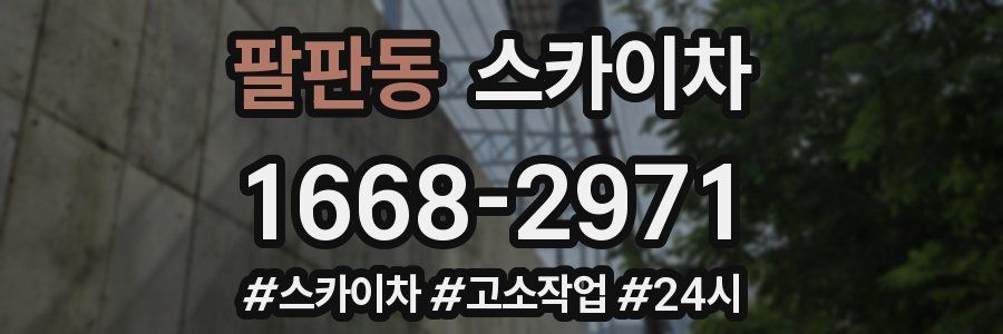 팔판동 스카이차