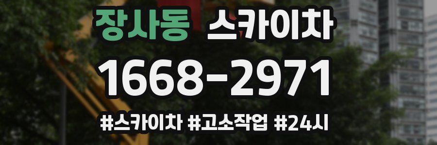 장사동 스카이차