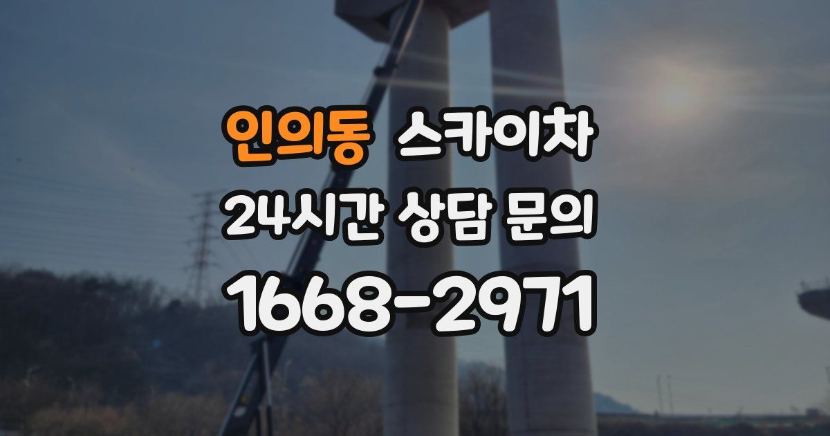인의동 스카이차