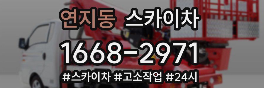 연지동 스카이차