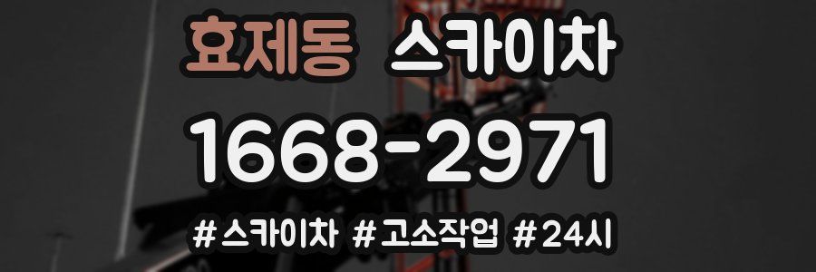 효제동 스카이차