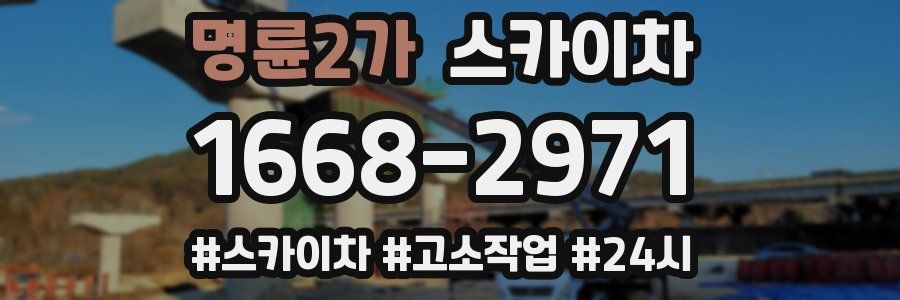 명륜2가 스카이차