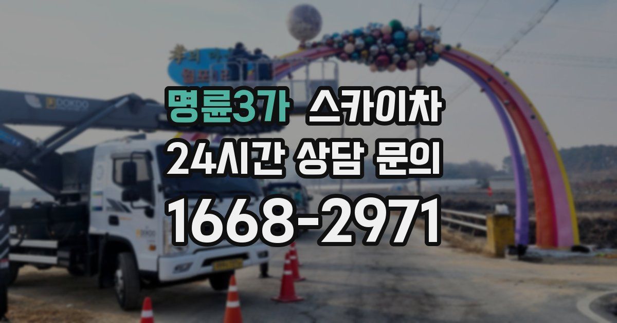 명륜3가 스카이차
