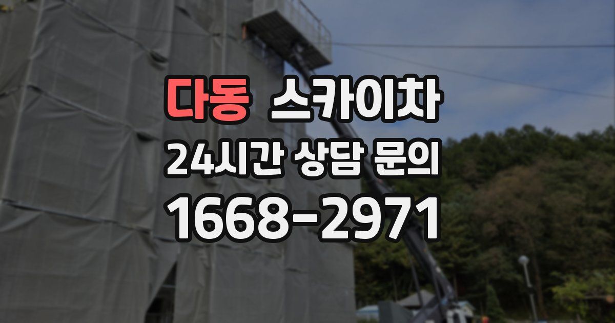 다동 스카이차