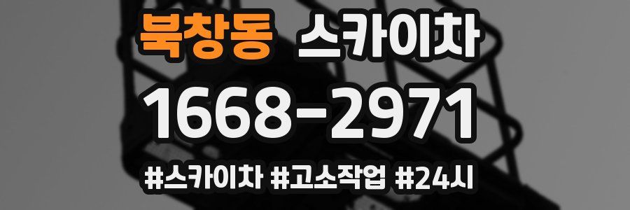 북창동 스카이차