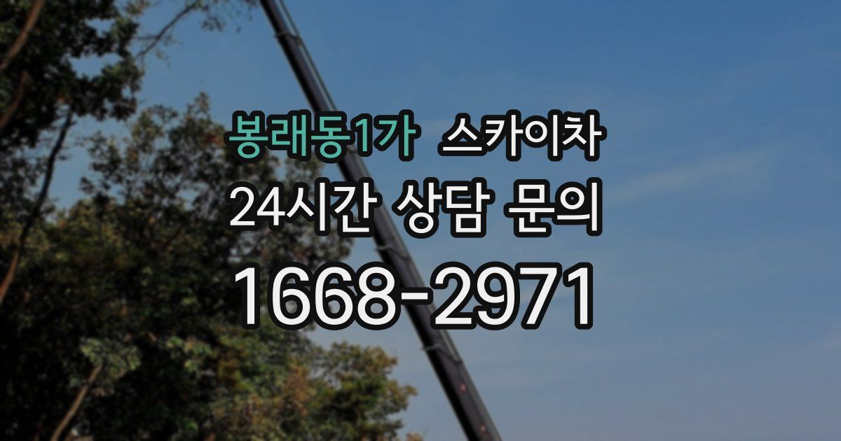 봉래동1가 스카이차