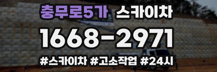 충무로5가 스카이차
