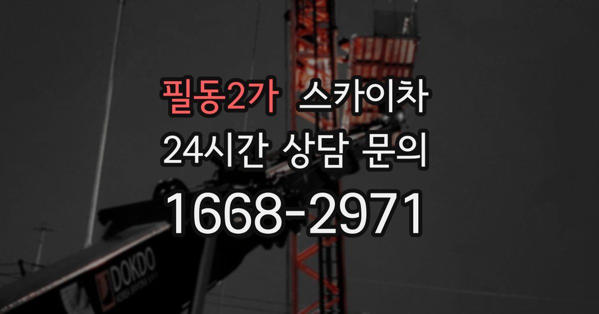 필동2가 스카이차