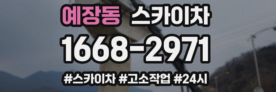 예장동 스카이차