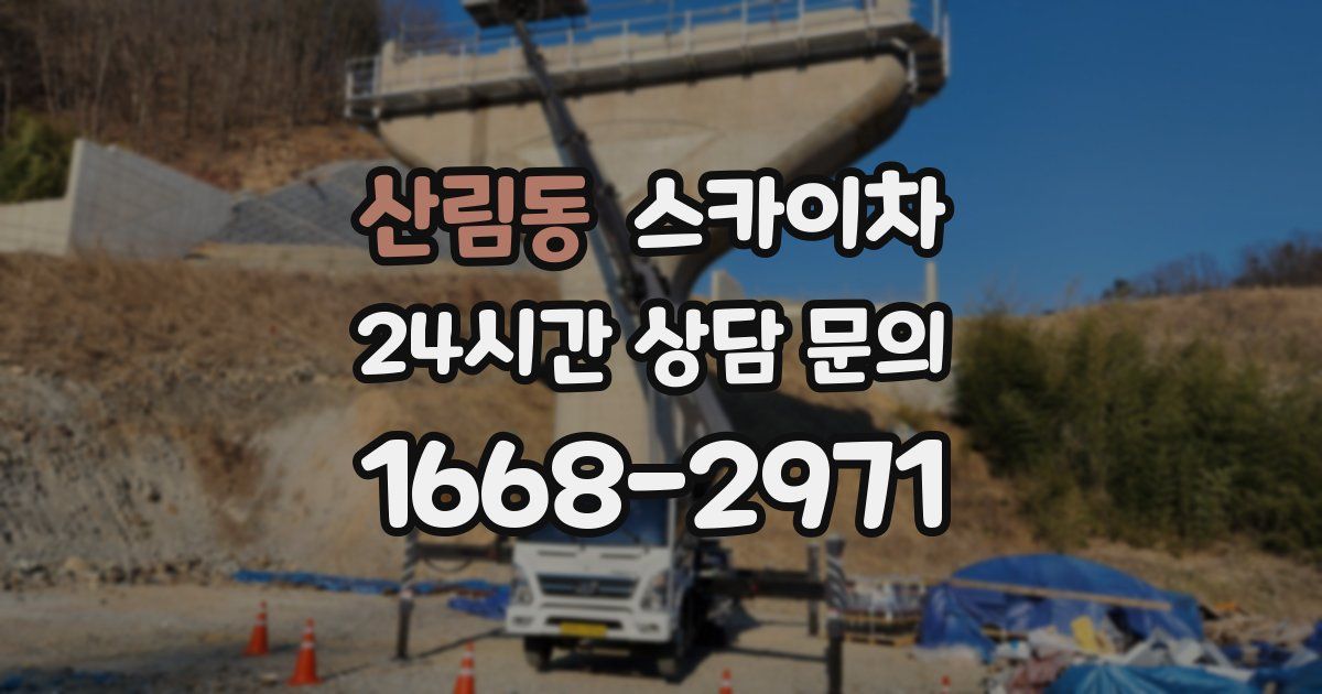 산림동 스카이차
