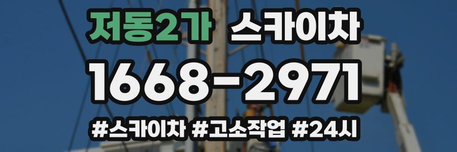 저동2가 스카이차
