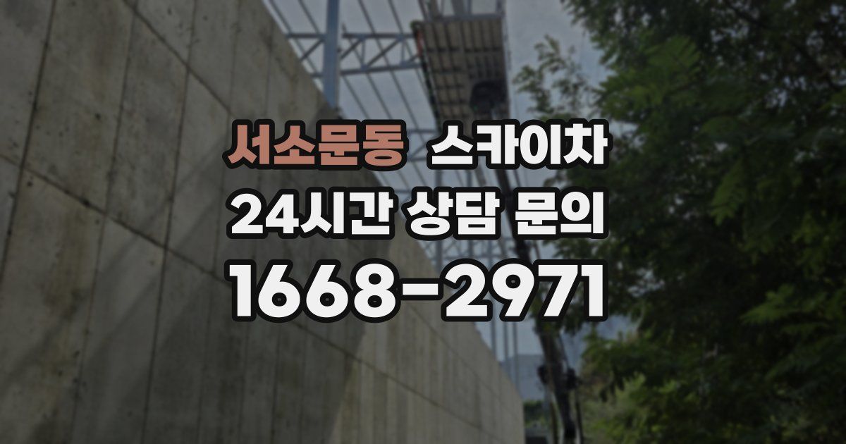 서소문동 스카이차