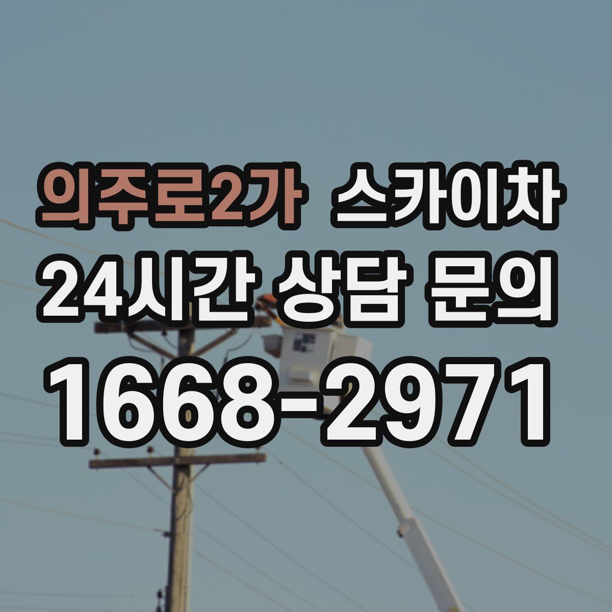 의주로2가 스카이차