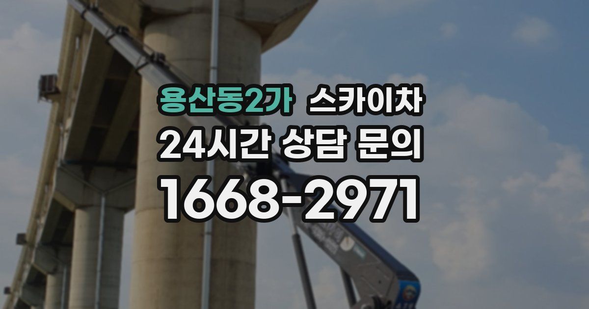 용산동2가 스카이차